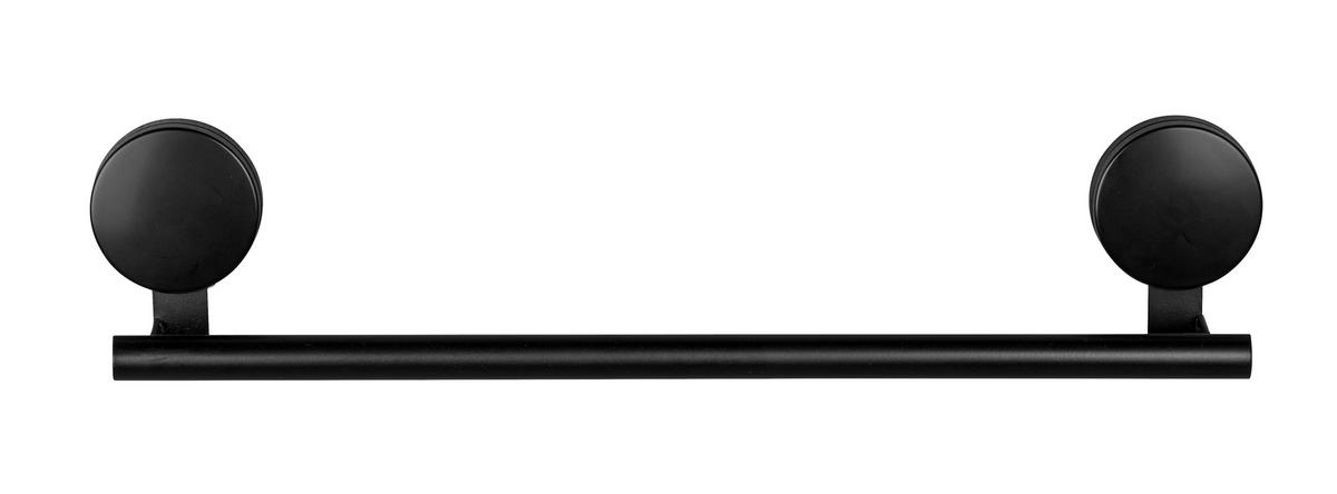 Suport pentru prosop Pavia - negru, Modern, metal (41,5/9/5cm) - Wenko