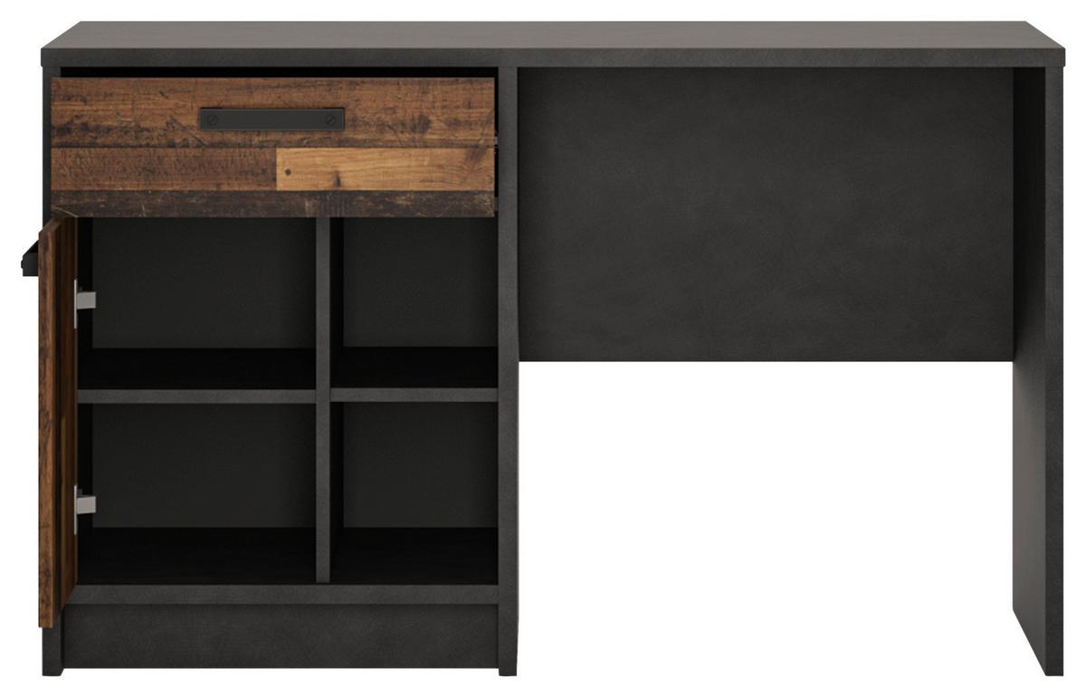 Dječji Pisaći Stol Nubi - tamno siva/boje starog hrasta, Moderno, drvni materijal (120/74/52cm) - Modern Living