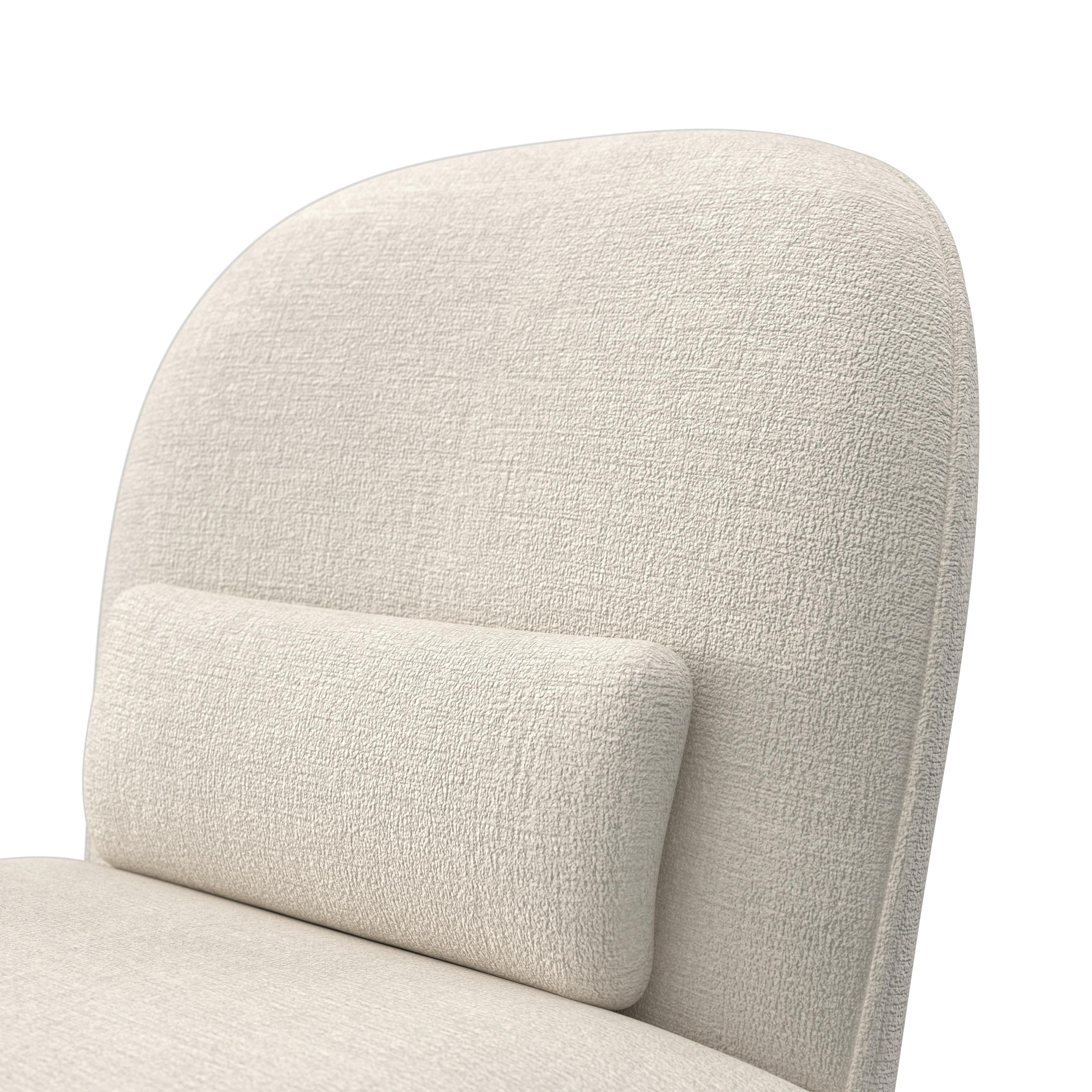 STOL MED ARMSTÖD VITTORE - beige/cremefärgad, Modern, metall/trä (56/83,5/62cm) - Bessagi Home