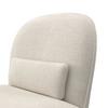 STOL MED ARMSTÖD VITTORE - beige/cremefärgad, Modern, metall/trä (56/83,5/62cm) - Bessagi Home