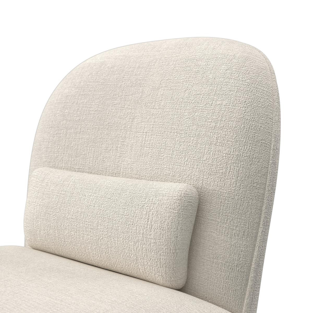 Stuhl Vittore Creme Chenille Gepolstert - Beige/Creme, MODERN, Holz/Textil (56/83,5/62cm) - Bessagi Home