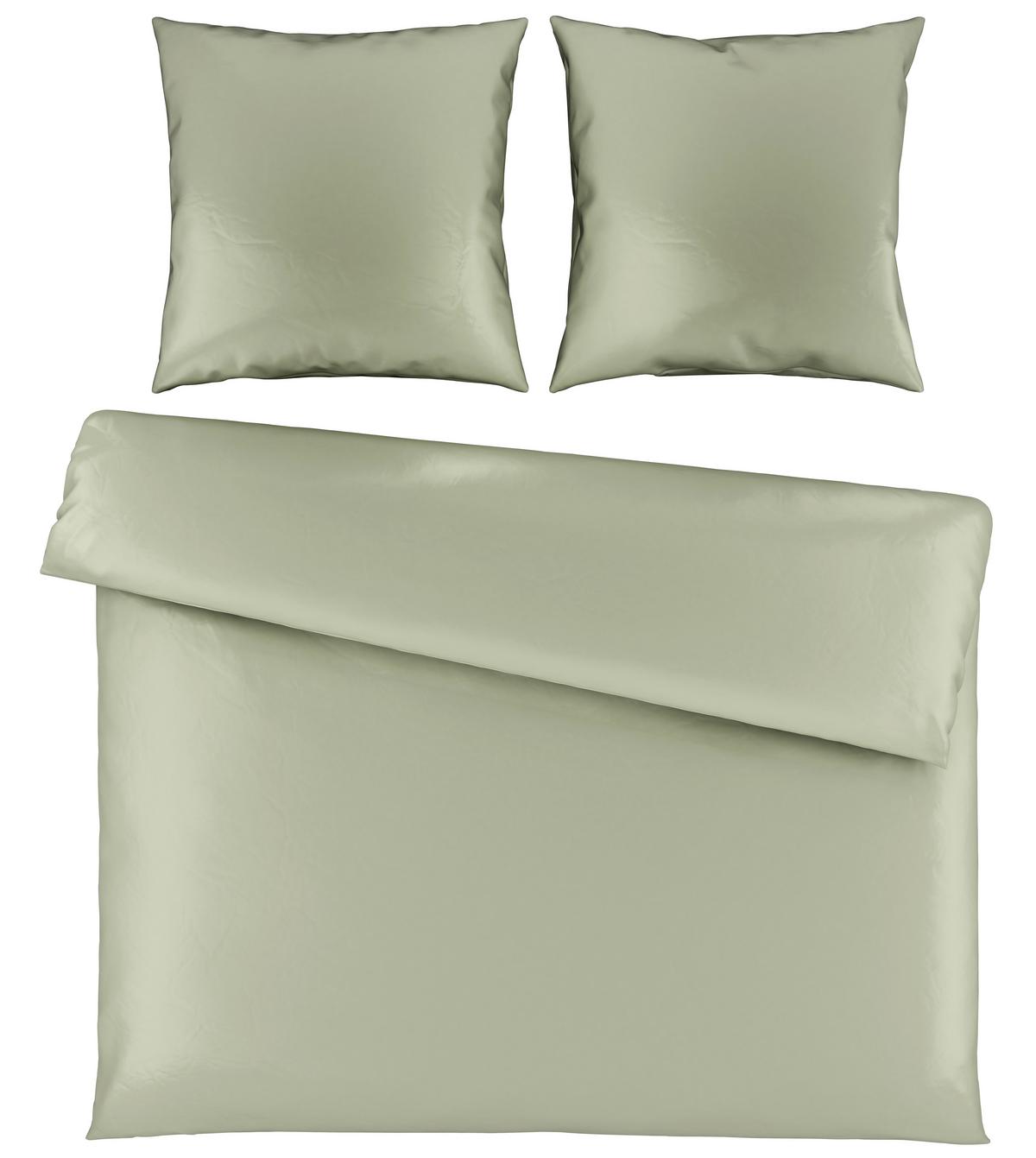 Bettwäsche Alex Uni XXL ca. 200x220cm - Hellgrün, MODERN, Textil (200/220cm) - Premium Living
