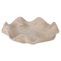 Dekoschale Luzia Beige matt - Beige, Keramik (34/9cm) - Mömax