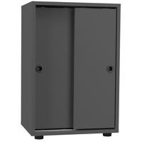 Arhivska Omara Ulas, Antracit - antracit, Design, leseni material (49/74/38cm) - MID.YOU