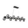 Pendelleuchte Dallas Schwarz max. 28 Watt - Schwarz, Trend, Glas/Metall (23,8/22,8/123,5cm) - MAYTONI