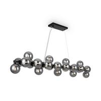 Pendelleuchte Dallas Schwarz max. 28 Watt - Schwarz, Trend, Glas/Metall (23,8/22,8/123,5cm) - MAYTONI