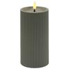 BOUGIE LED LIORIS - vert olive, matière synthétique (7,5/15cm) - Mömax