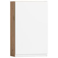 Hängeschrank Varese ca. 40x64 cm Weiß/Eiche - Eiche Wotan/Weiß, MODERN, Holzwerkstoff (40/64/20cm) - Held