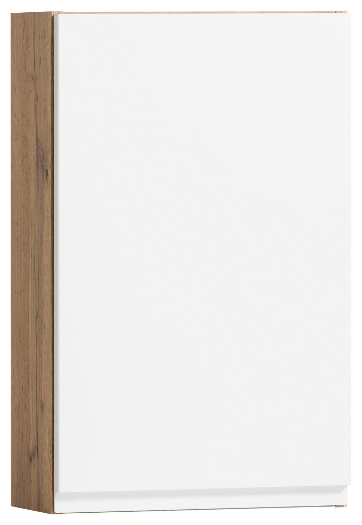 Hängeschrank Varese ca. 40x64 cm Weiß/Eiche - Eiche Wotan/Weiß, MODERN, Holzwerkstoff (40/64/20cm) - Held