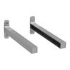 VÄGGHÅLLARE LENTINI II -SB- - aluminiumfärg, Modern, metall (2,2/8/25,5cm) - Mömax