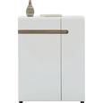 Omara Za Čevlje Linate - jelša/bela, Moderno, leseni material (85/111/42cm) - MÖMAX modern living