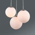 Hängeleuchte Joel, max. 60 Watt - Opal, KONVENTIONELL, Glas/Metall (52/80cm)