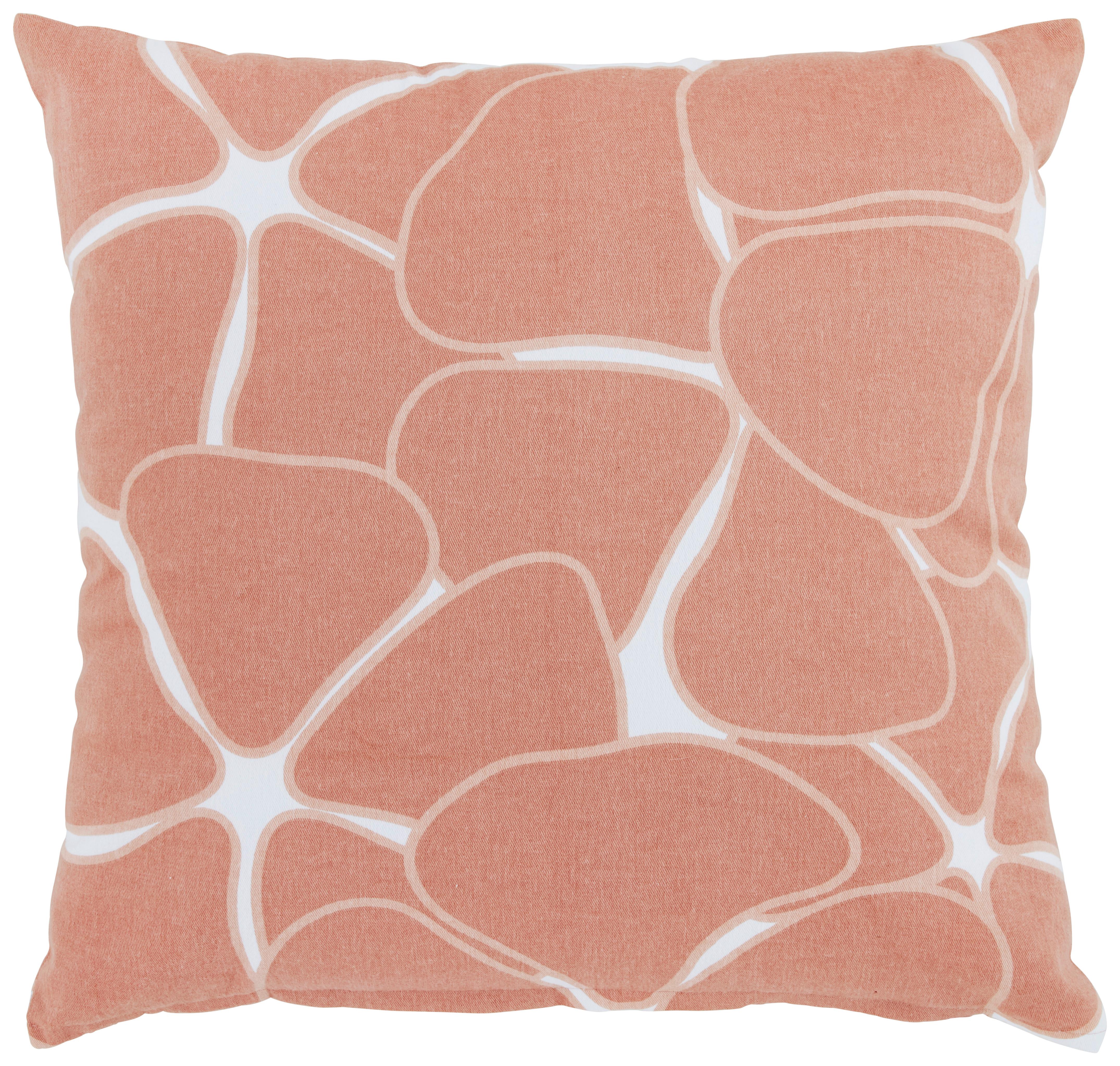 Zierkissen Blooming in Pink ca. 45x45cm - Pink, ROMANTIK / LANDHAUS, Textil (45/45cm) - Modern Living