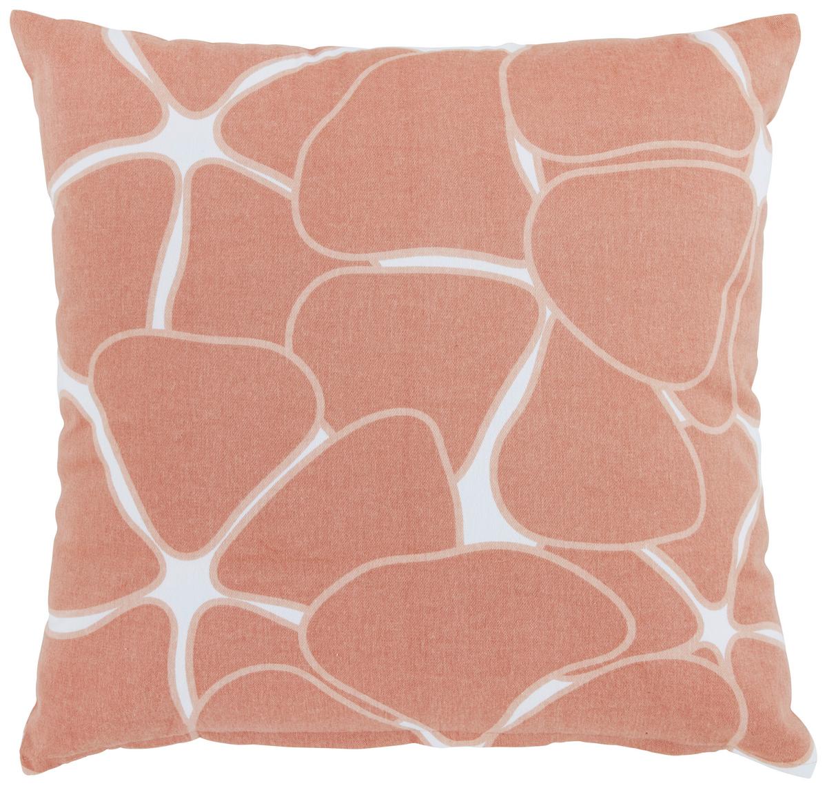 Zierkissen Blooming in Pink ca. 45x45cm - Pink, Romantik / Landhaus (45/45cm) - Modern Living