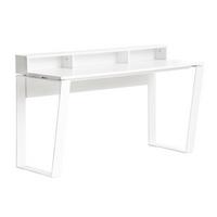 Gaming Miza Check -exklusiv-, Bela - bela, Moderno, kovina/leseni material (140/85/60cm) - Mömax