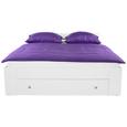 Pat Azurro 180 - alb, Modern, compozit lemnos (180/200cm) Pat Azurro 180 - alb, Modern, compozit lemnos (180/200cm)