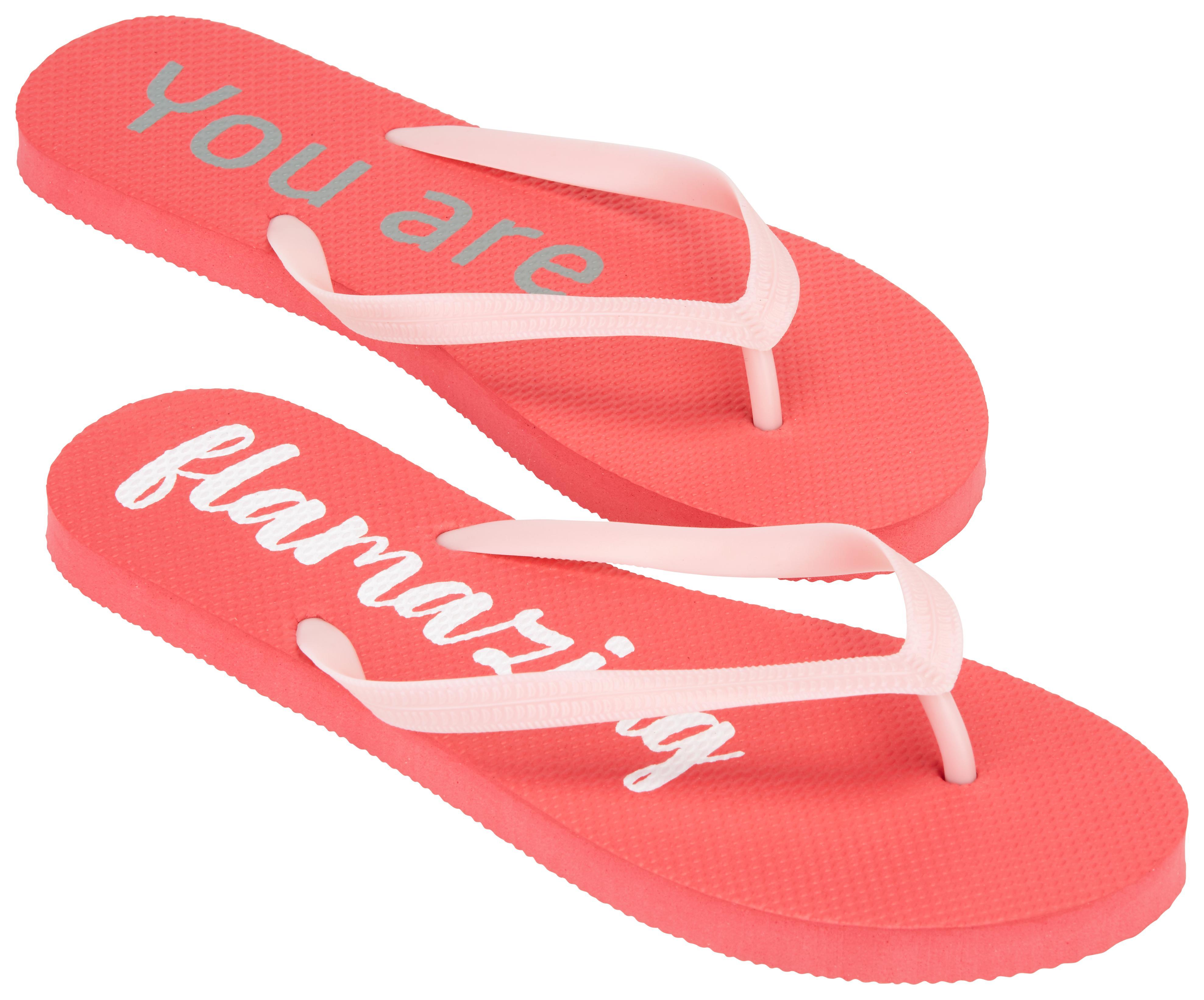 Zehensandalen Sara Rosa verschiedene Größen - Pink/Rosa, Design, Kunststoff (15/1,5cm)