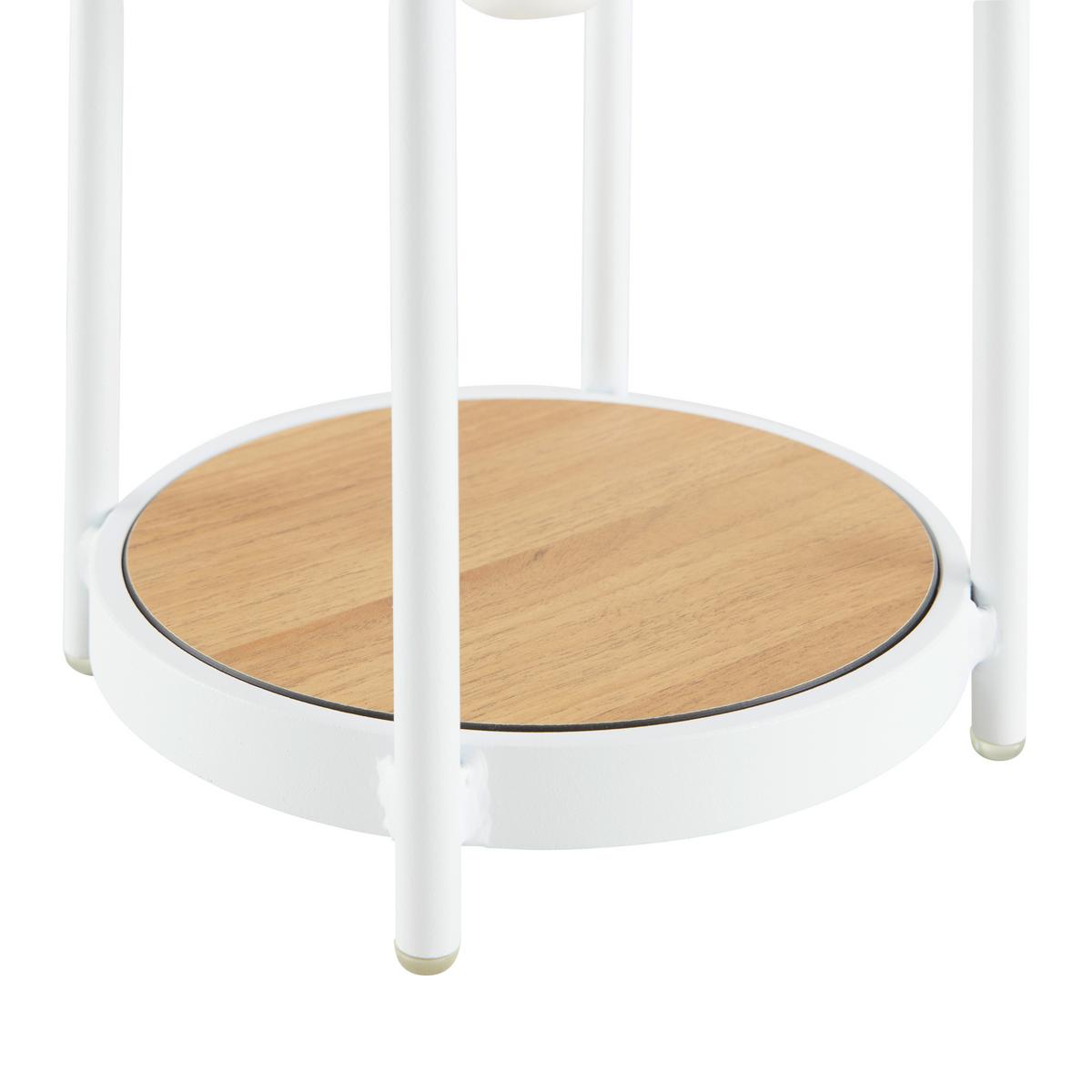 Solarleuchte Piola Weiß Solar - Weiß, MODERN, Kunststoff/Metall (20/29/20cm) - Bessagi Garden