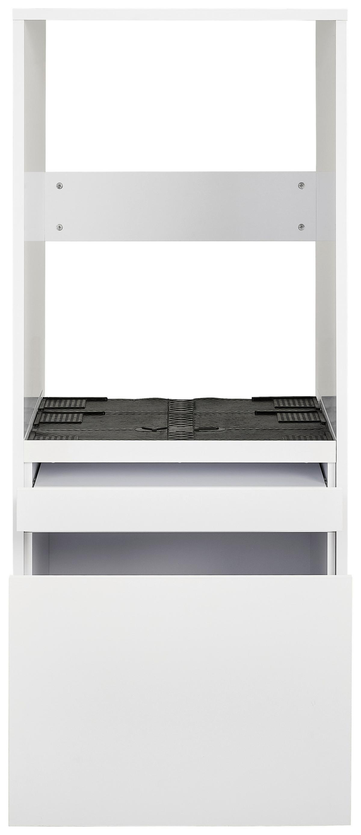 SZAFKA NA PRALKĘ LIV - biały, Basics, materiał drewnopochodny (67,5/151,8/67,5cm) - Xora