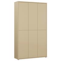 Omara Za Čevlje Alice, Svetlo Rumena - siva/svetlo rumena, Moderno, umetna masa/leseni material (109,2/191,9/34,9cm) - Carryhome