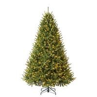 Weihnachtsbaum Evergreen Richmond Grün H: ca. 228cm - Waldgrün, Basics, Kunststoff (142/228cm)
