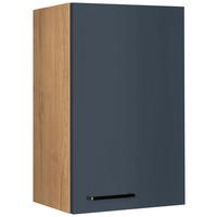 Küchenoberschrank Easytouch Blau - Blau/Eichefarben, MODERN, Holzwerkstoff/Metall (45/72/35cm) - Nobilia