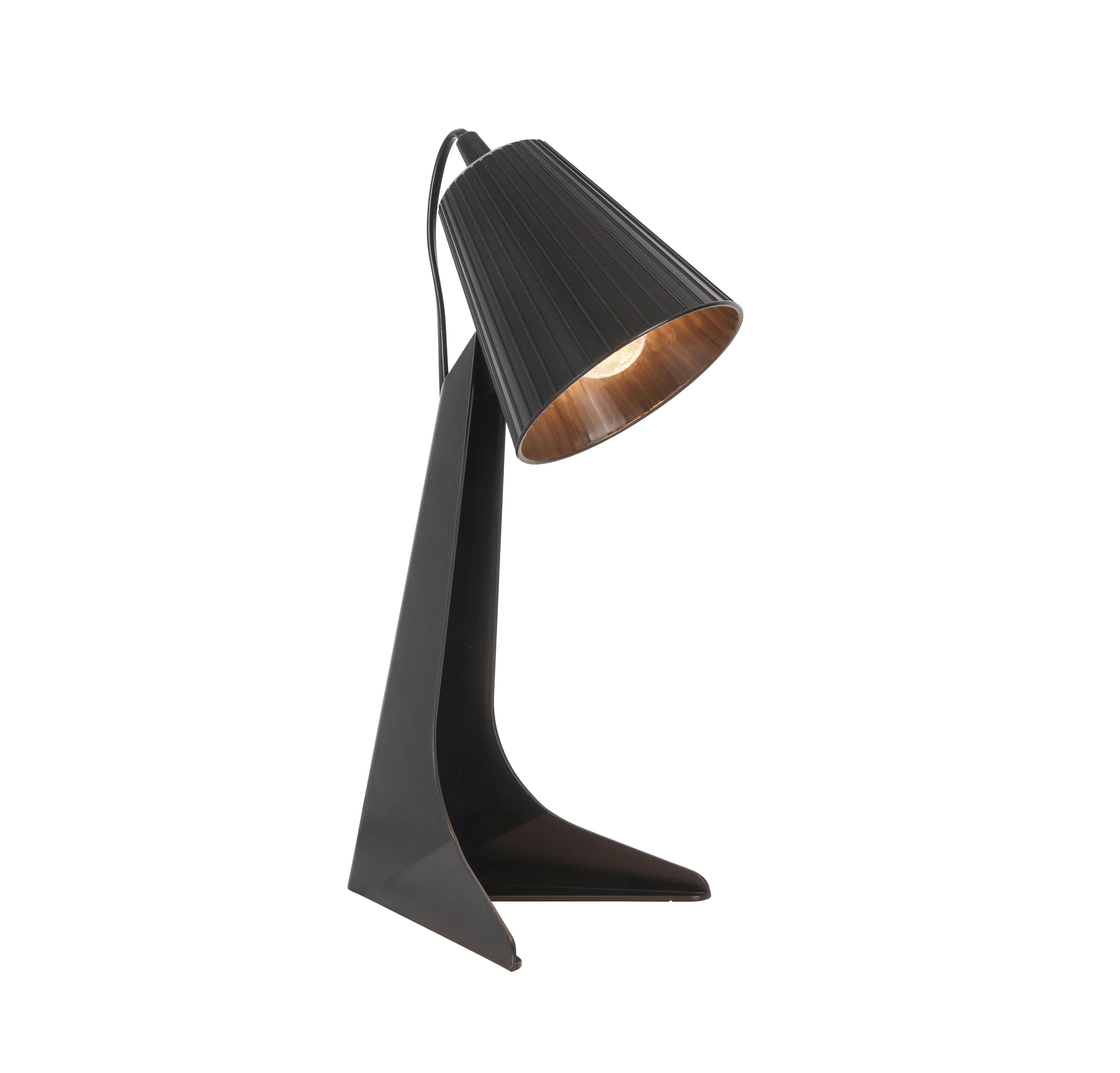 Tischleuchte Bunti in Schwarz max. 7 Watt - Schwarz, Romantik / Landhaus, Kunststoff (15,6/34,3/18,9cm) - Modern Living