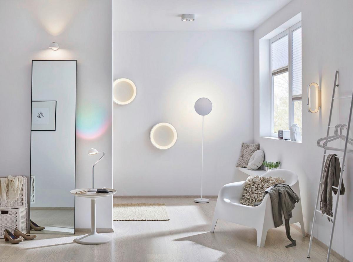 LED-Deckeleuchte Ardora in Weiß max. 31 Watt - Weiß, Design, Kunststoff/Metall (45/8,5cm) - Paulmann