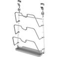 Suport Pentru Capace Chester - culoare crom, metal (23,6/12,8/37,8cm) - Premium Living Suport Pentru Capace Chester - culoare crom, metal (23,6/12,8/37,8cm) - Premium Living