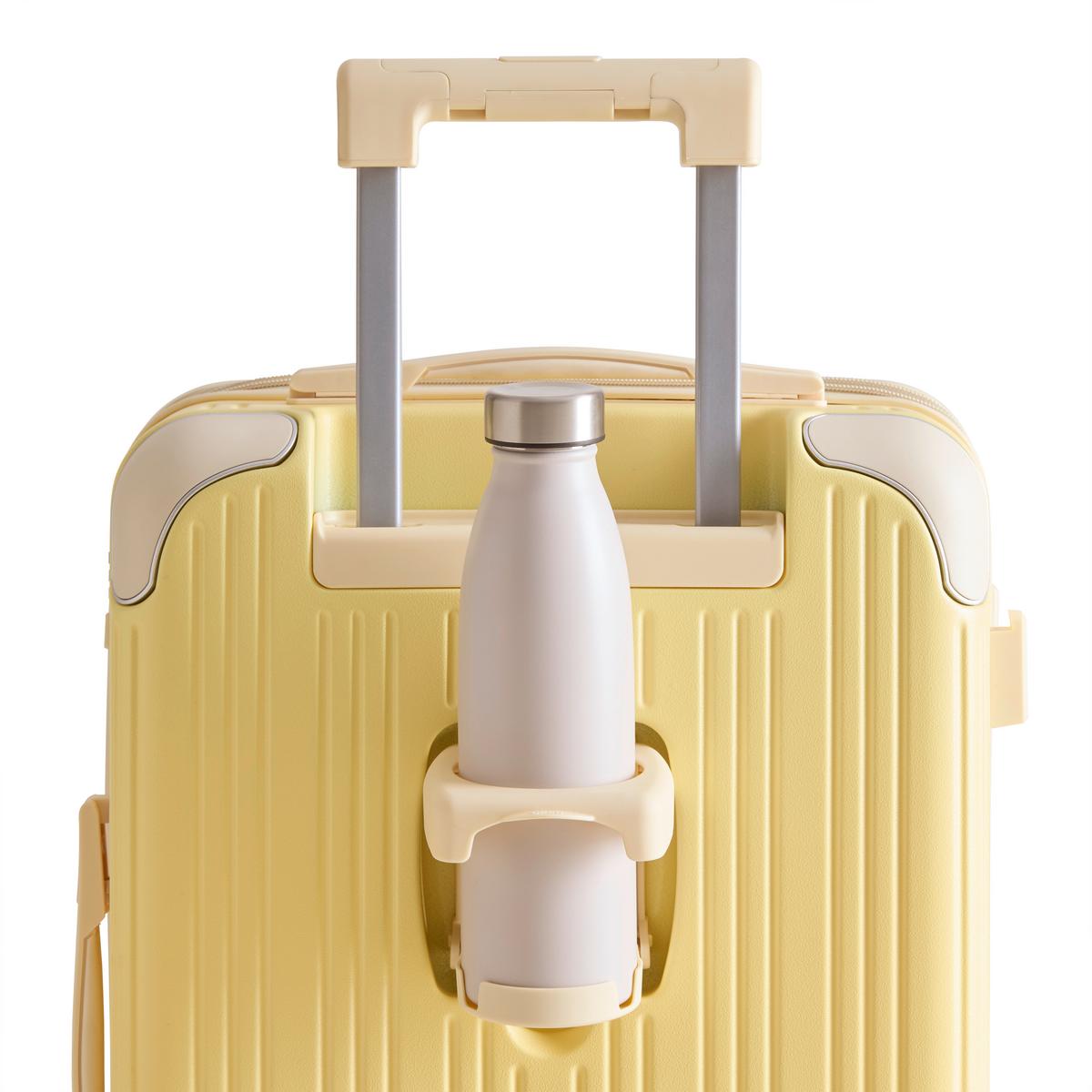 Reisekofferset Madeira Gelb, 3-teilig - Gelb, KONVENTIONELL, Kunststoff/Textil - Mömax