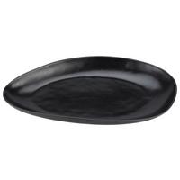 Servierplatte Gourmet in Schwarz Ø ca. 39cm - Schwarz, Modern, Keramik (39/22/4cm) - Premium Living