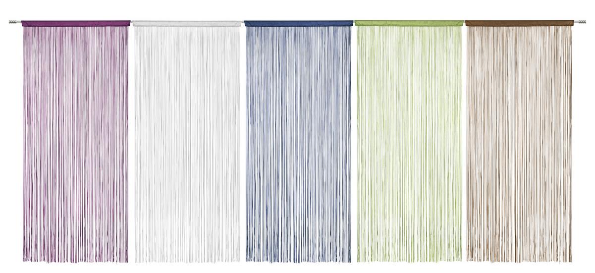 Zsinórfüggöny Promotion 90/200 - lila/kék, Konventionell, textil (90/200cm) - Based