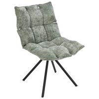 Stuhl Carla Mintgrün - Schwarz/Mintgrün, Trend, Holz/Textil (57/86/66cm) - Mömax