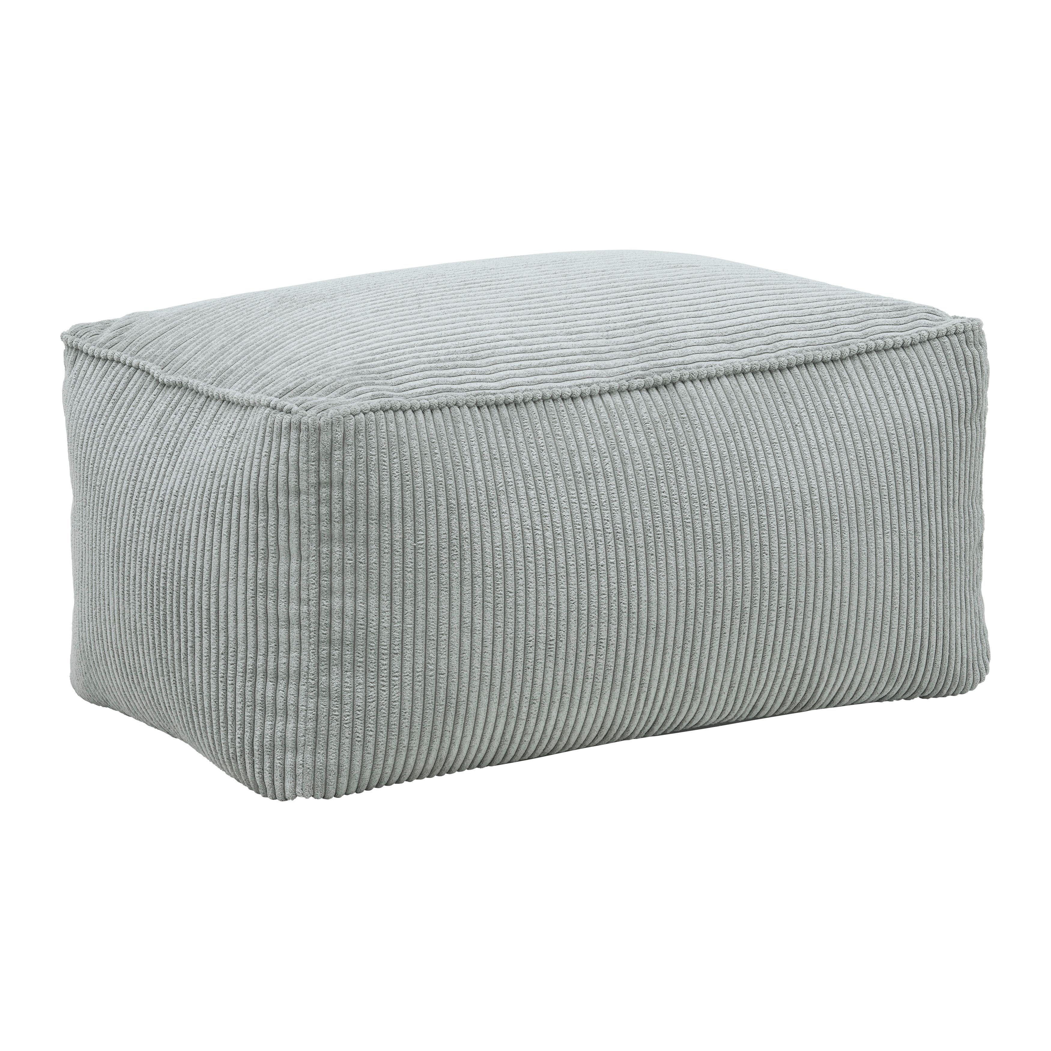 Hocker Caroline Grau - Grau, MODERN, Textil (80/38/50cm) - Mömax