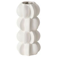 Vase Meritt I Weiß - Weiß, MODERN, Keramik (11,5/25,5cm) - Mömax