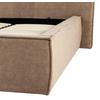 STOPPAD SÄNG SERENA - brun/svart, Modern, metall/trä (180/200cm) - Bessagi Home