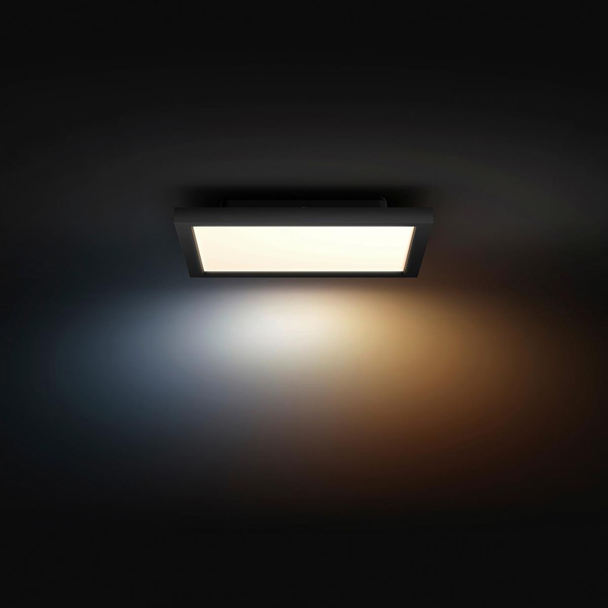 LAMPA SUFITOWA LED 32905800 AURELLE HUE SQ S - czarny, Basics, metal (30/30/4,8cm) - Philips HUE