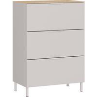 Kommode Gw-Savoca - Kaschmir/Eichefarben, Modern, Holzwerkstoff/Metall (68/98/40cm) - Mömax