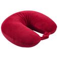 Nackenhörnchen Pedro - Rot/Petrol, Textil (30/30cm) - Modern Living Nackenhörnchen Pedro - Rot/Petrol, Textil (30/30cm) - Modern Living