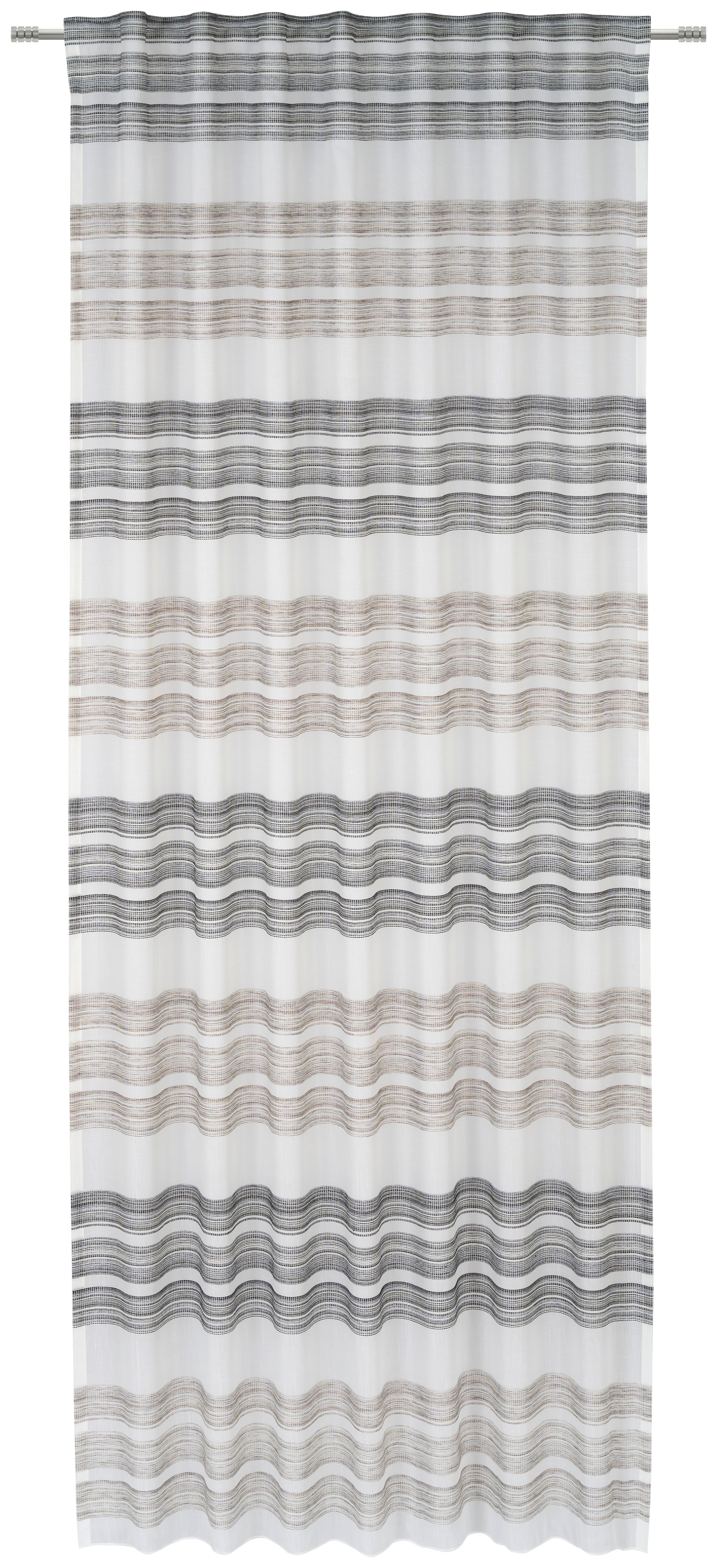ZASŁONA GOTOWA STRIPE - szary, Design, tkanina (140/245cm) - Esposa