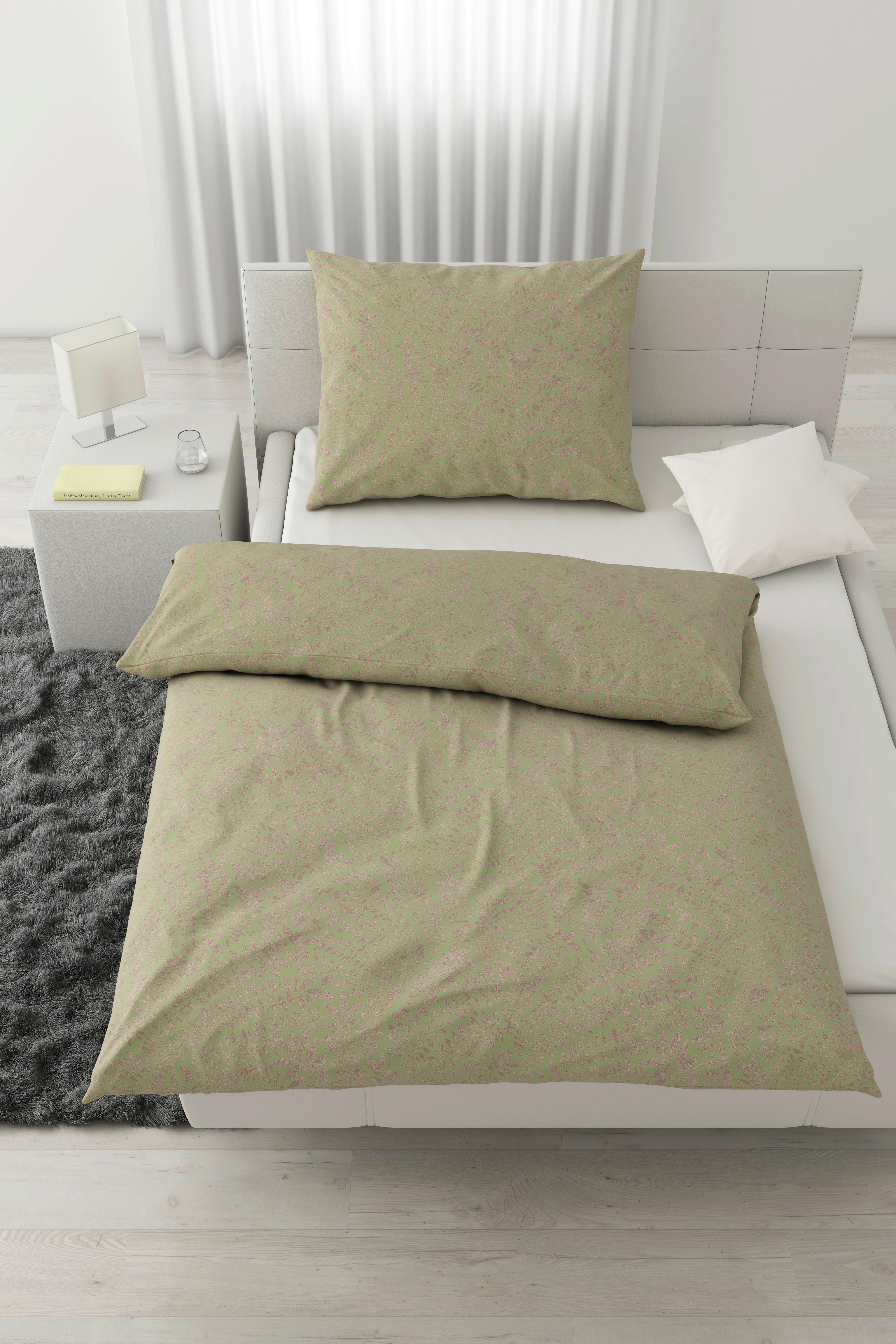 Bettwäsche Lorita Lindgrün ca. 140x200cm - Grün, Textil (140/200cm) - Modern Living