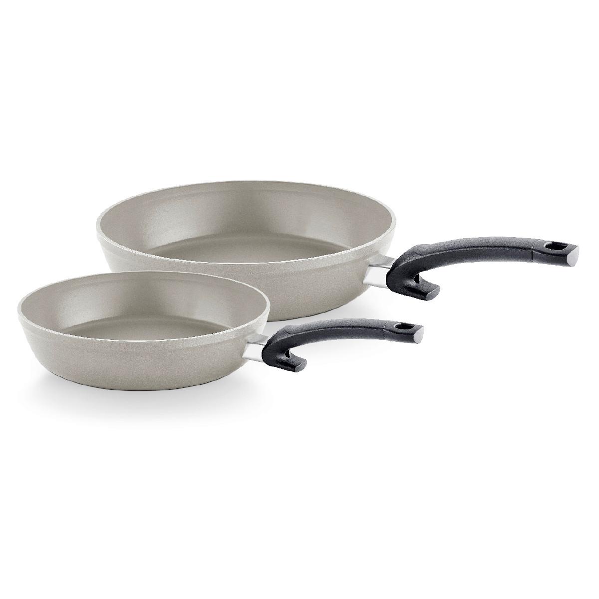 ZESTAW PATELNI 159-220-02-100/0 FISSLER - szary, Basics, metal - Fissler