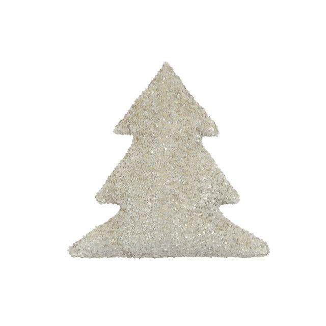 Díszpárna Sparkling Tree 45/45 - krémszínű, textil (45/45cm) - Mömax