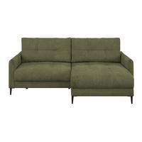 Kutna Garnitura Polis - zelena/crna, Trend, tekstil/metal (221/142cm) - Ondega