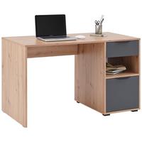 Masă de scris PALERMO 2 - stejar Artisan/antracit, Trend, material pe bază de lemn (120/73,5/60cm) - Modern Living