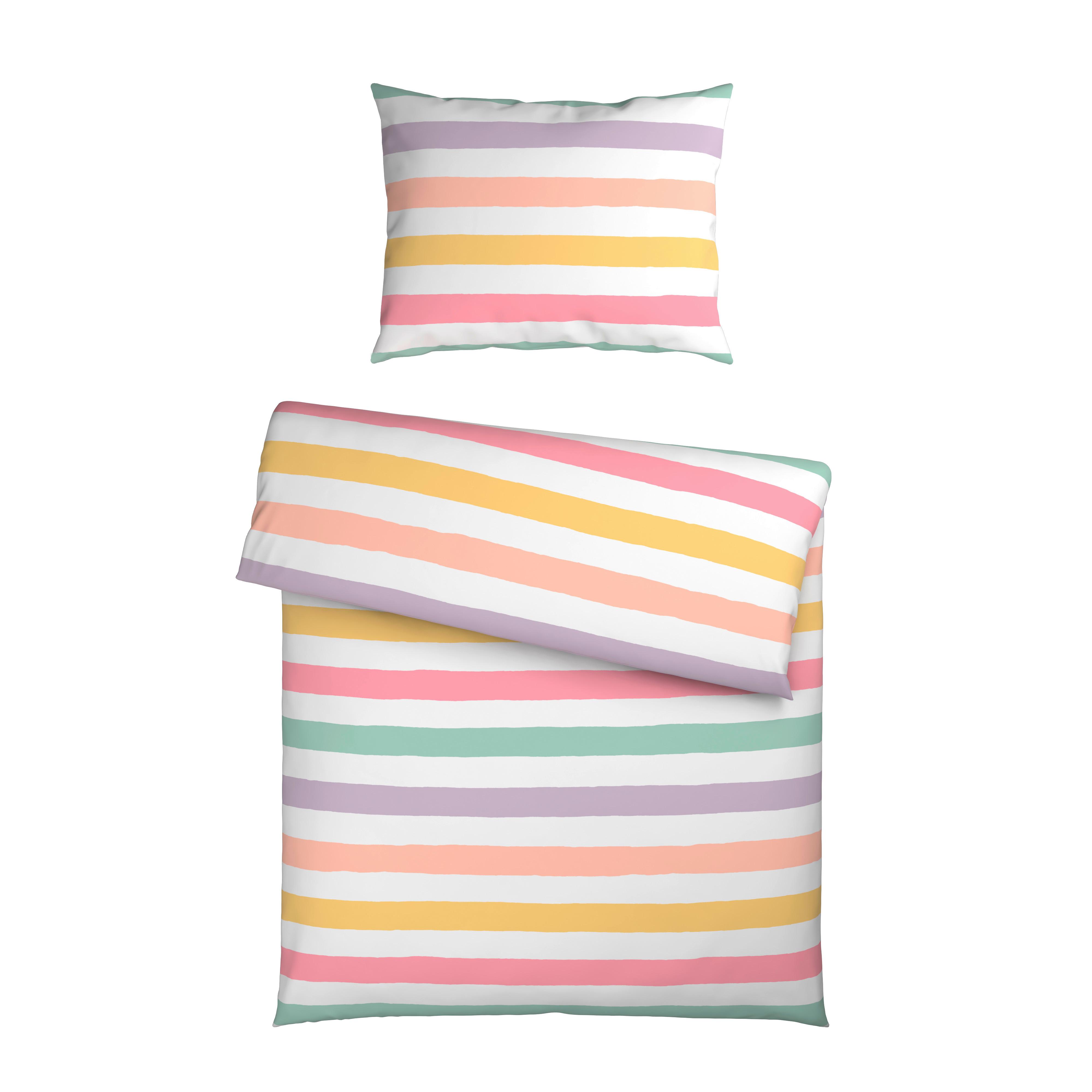 Bettwäsche Lotte Multicolor ca. 140x200cm - Multicolor, Textil (140/200cm) - Mömax