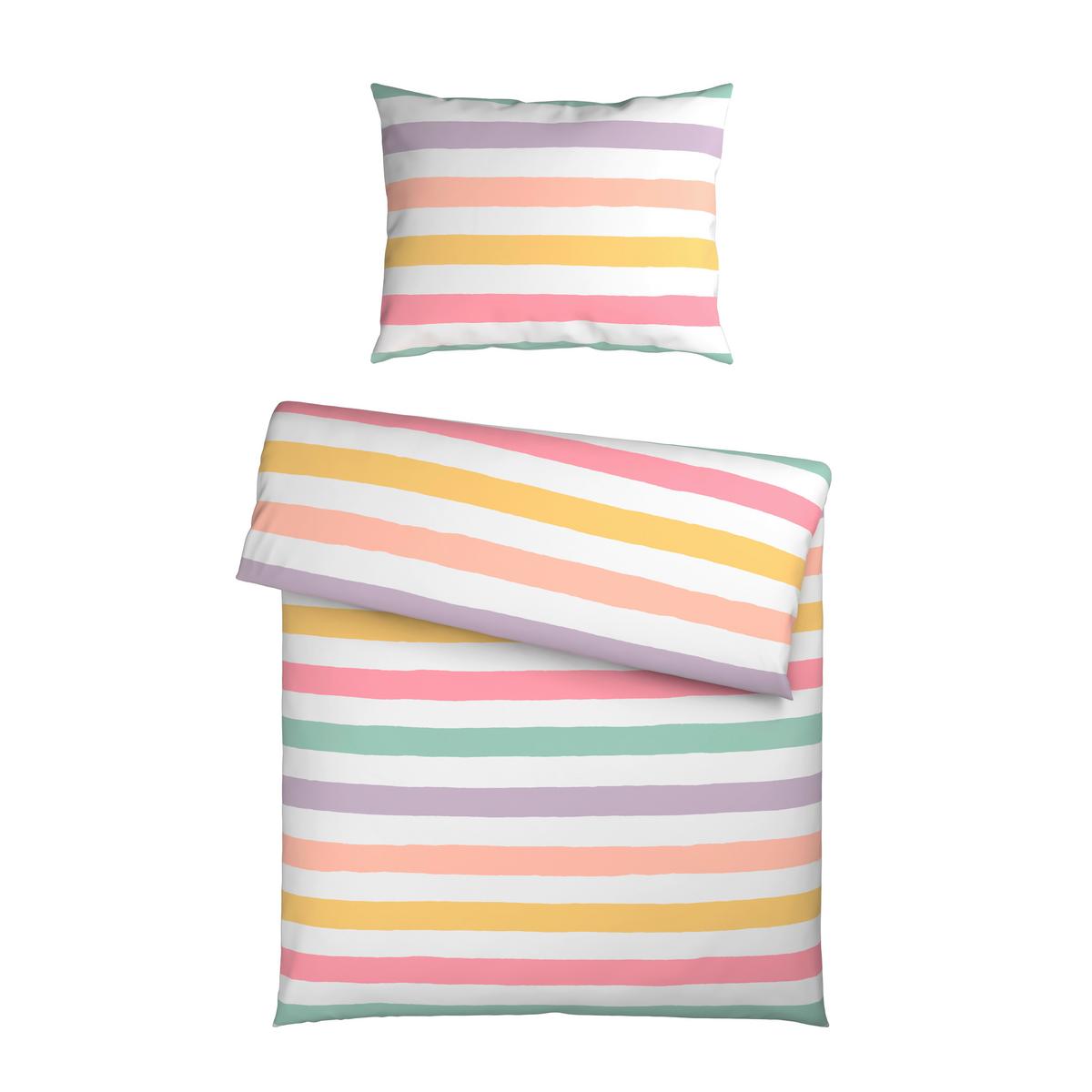 Bettwäsche Lotte Multicolor ca. 140x200cm - Multicolor, Textil (140/200cm) - Mömax