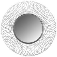 Fali Tükör Duke 425 Silber - ezüstszínű, Basics, faalapú anyag/üveg (75/75/10cm) - Kayoom