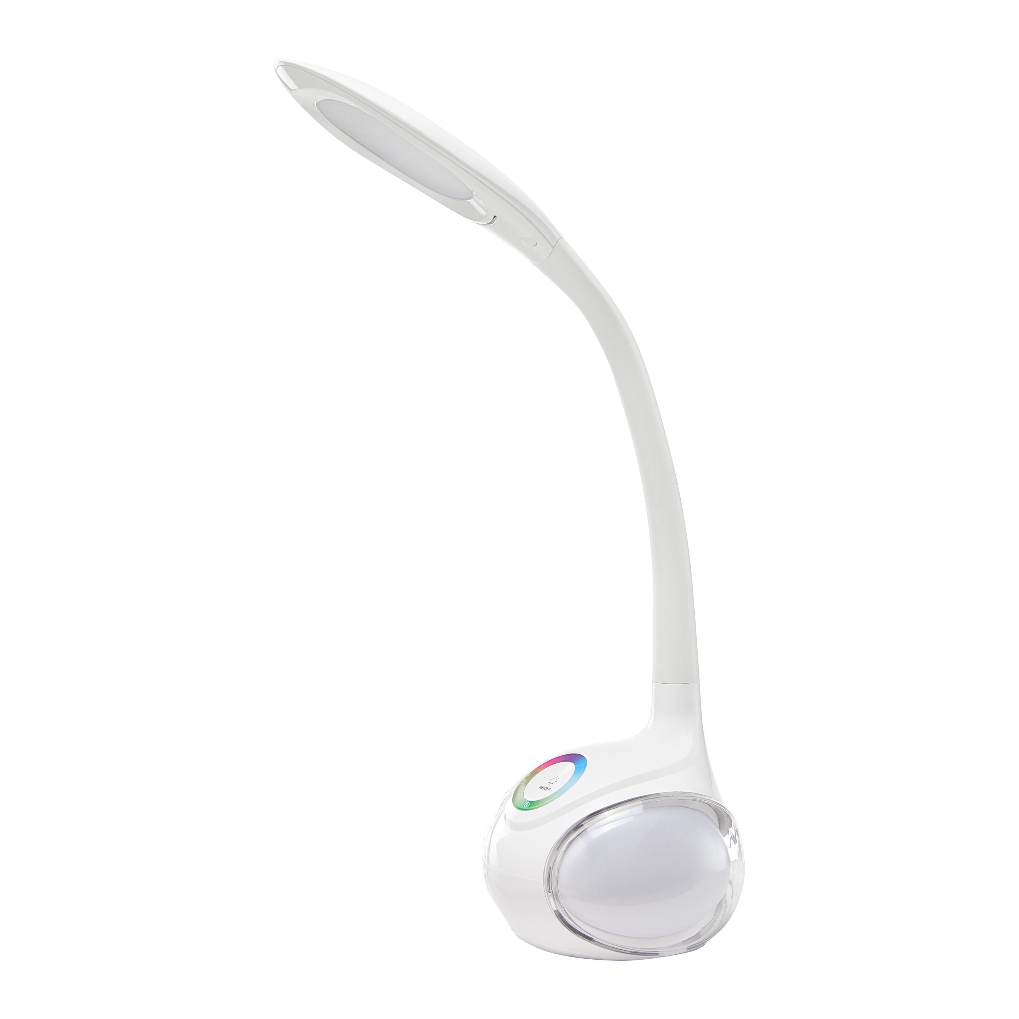 Schreibtischleuchte Nihat, max. 5 Watt - Weiß, Kunststoff/Metall (13,5/11,5/45cm) - Mömax modern living