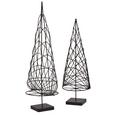 Dekobaum Casper Schwarz - Schwarz, Metall (11/31,50/11cm) - Mömax modern living